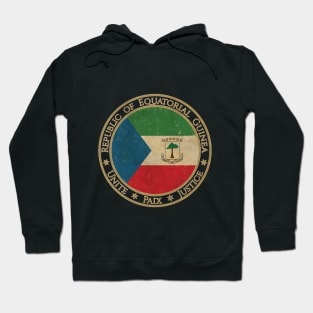 Vintage Republic of Equatorial Guinea Africa African Flag Hoodie